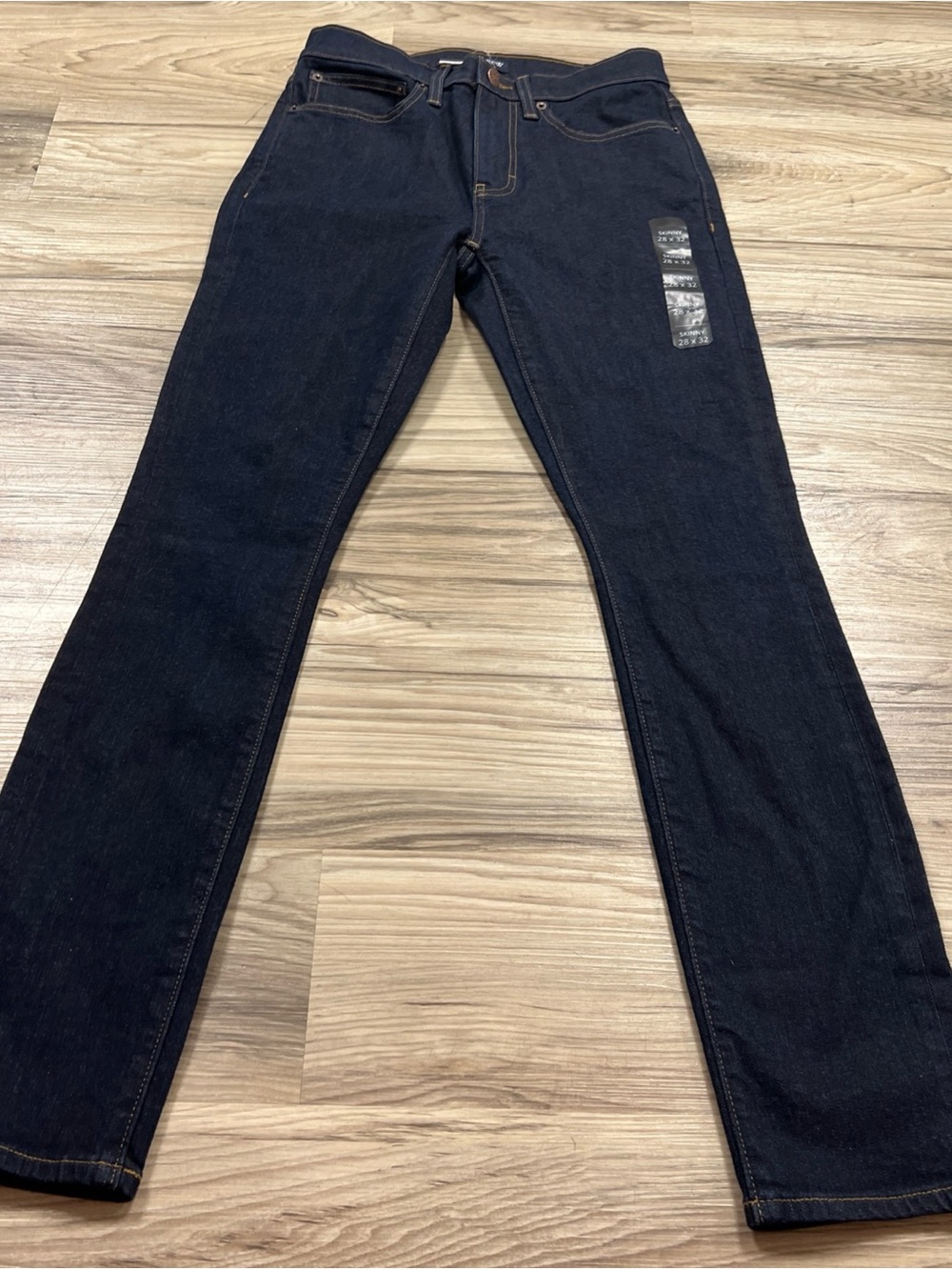 J Crew Skinny Fit Jean Signature Flex Dark Wash Mens SIZE 28x32 AZ860 NWT $98